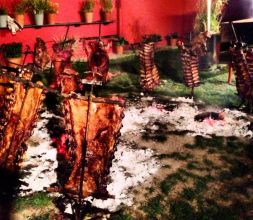 Asado a la llama